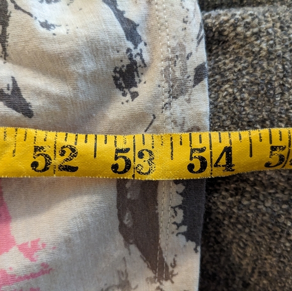 Sonoma pink & gray floral maxi dress, size 1X - Picture 3 of 10